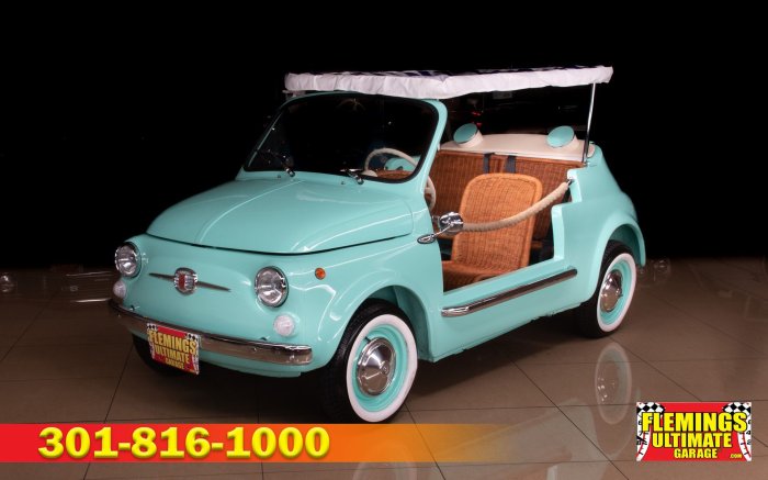 1968 Fiat Jolly: A Whimsical Icon of Italian Design