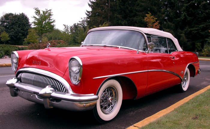 Aut 1954 buick skylark kimballstock pavement convertible