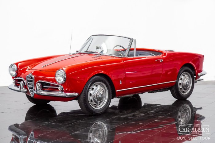 Alfa romeo spider giulietta 1960 veloce date