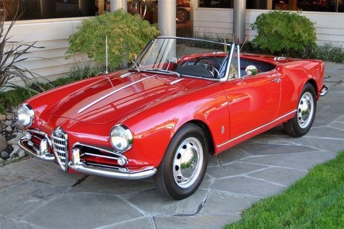 Romeo alfa 1960 giulietta spider veloce bat sale