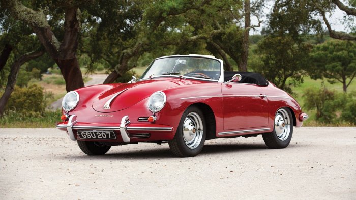 Porsche 1960 356 roadster car