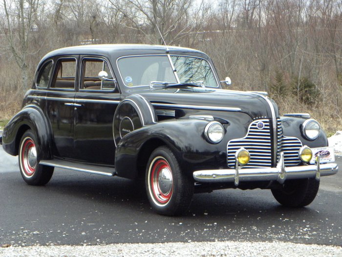 Sedan buick 1940 century mounts dual side volo sale