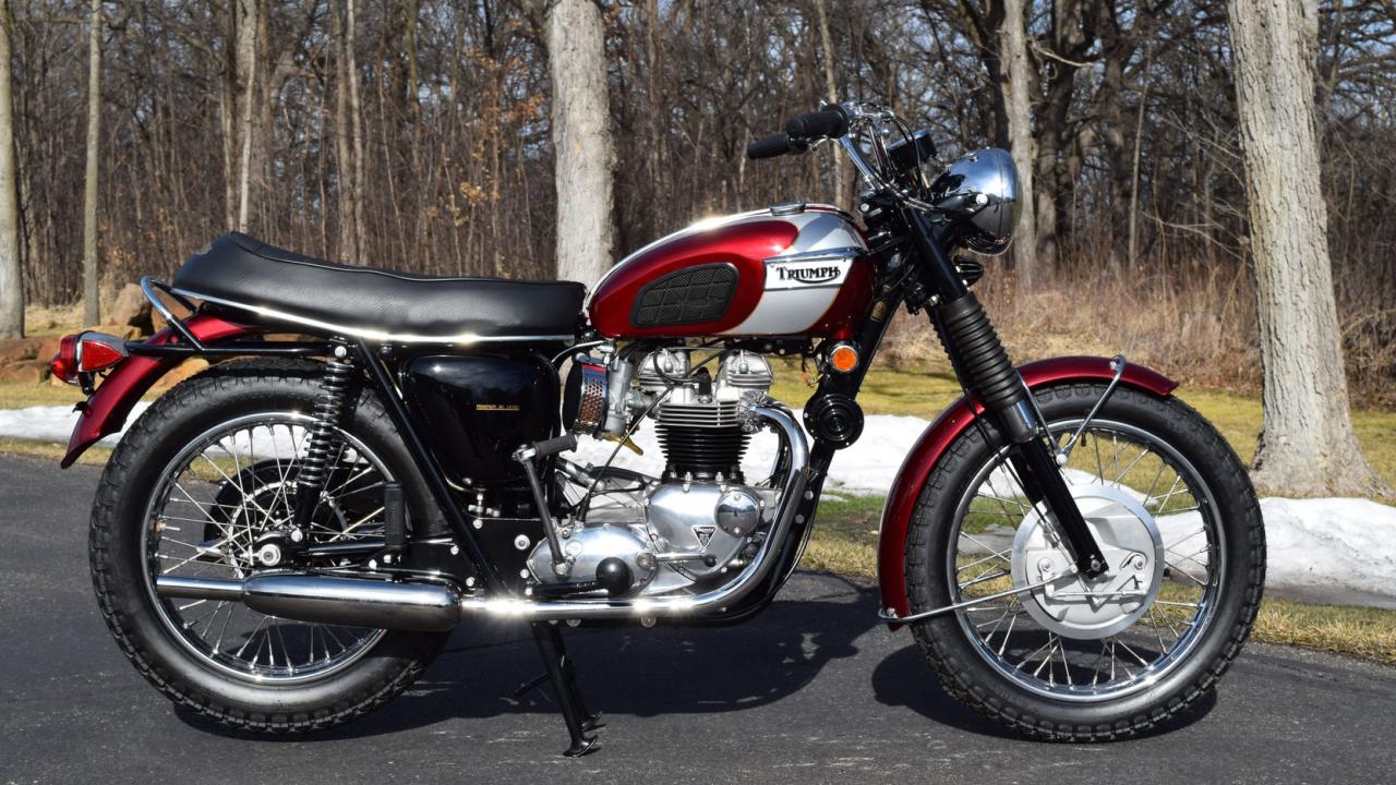Triumph 1970 bonneville t120r motorcycles mecum screen full cm0616