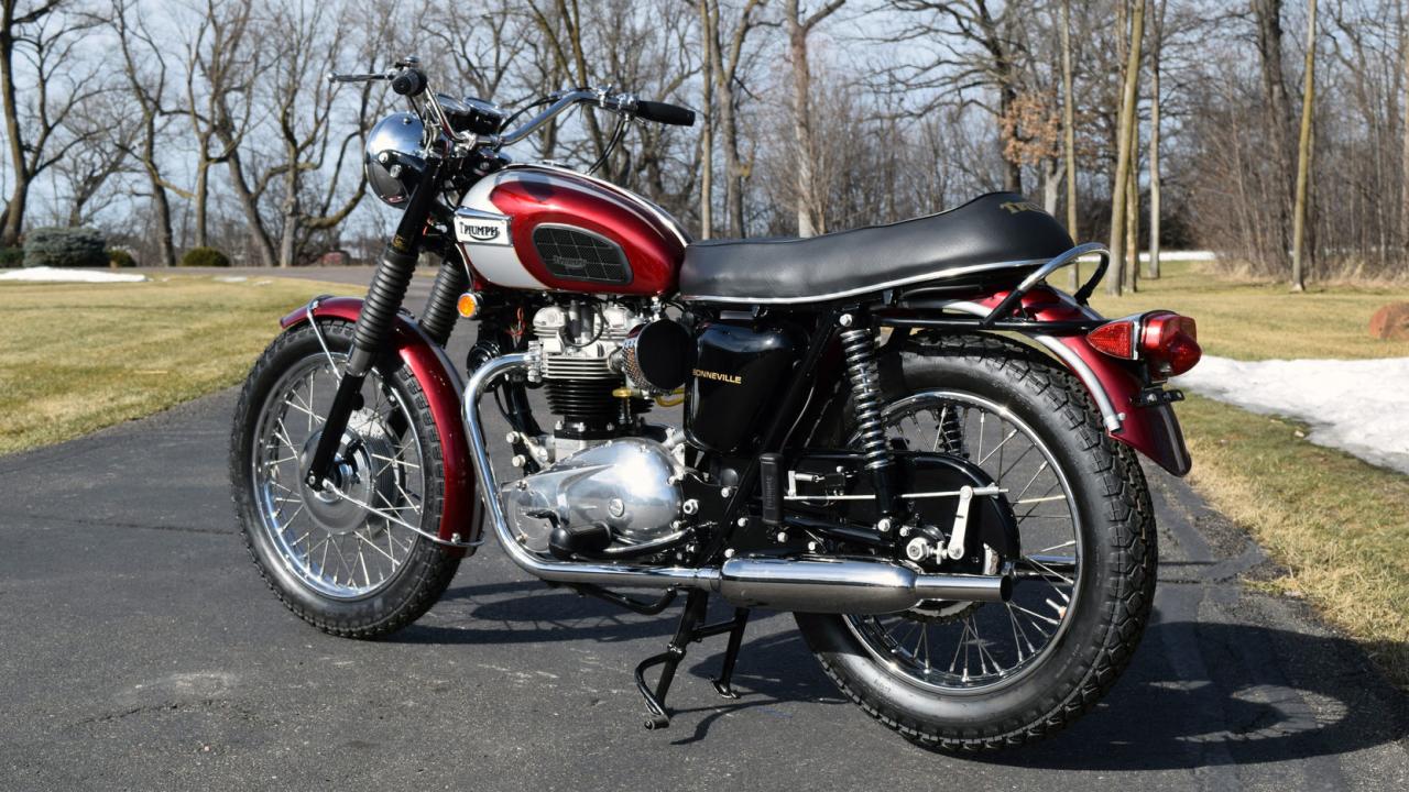Triumph 1970 bonneville t120r motorcycles screen full cm0616 red mecum dean jason collection