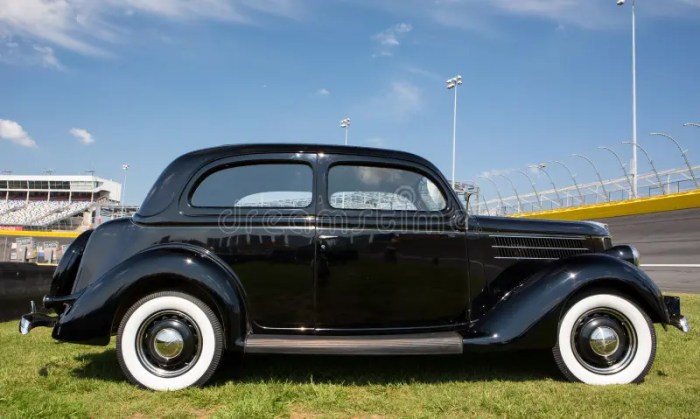 Coupe ford door 1936 rumble seat two green