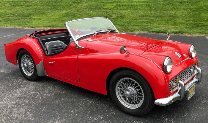 Triumph tr3 1960 tr3a cars tr car sports red classic momentcar feature choose board convertible spitfire bought