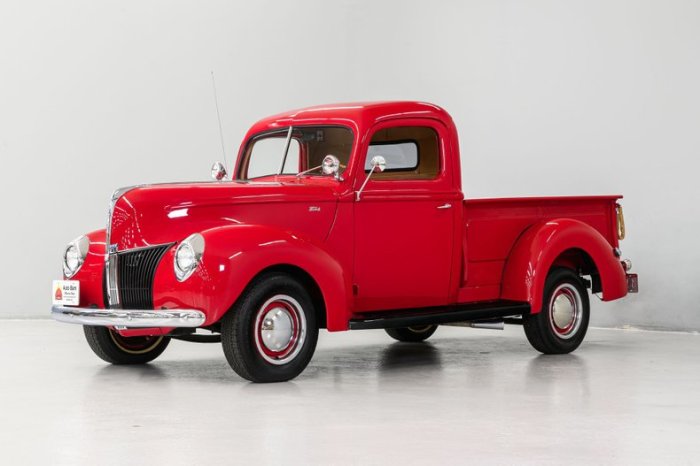 Ford 1940 pickup rod f100 street cars sale custom classic vanguard motor muscle sales