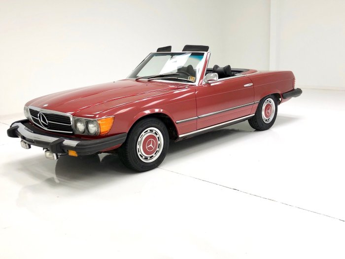 Mercedes 1974 benz 450slc body color