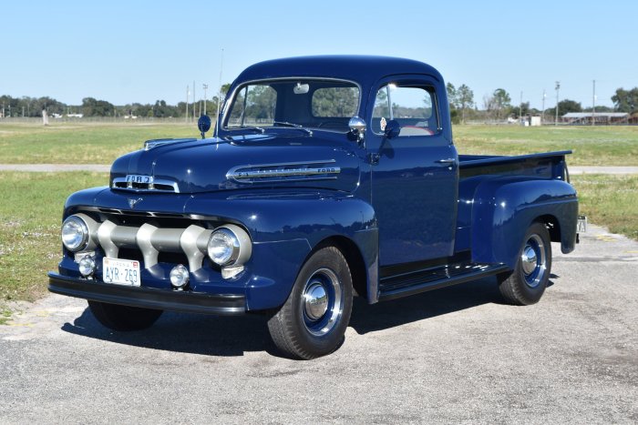 Ford 1951 f1 pickup custom sale cars old vanguard classic interior magazine back hd