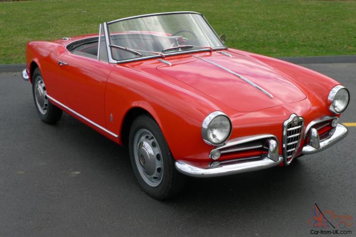 Alfa romeo giulietta 1960 spider veloce conceptcarz menu previous next roadster