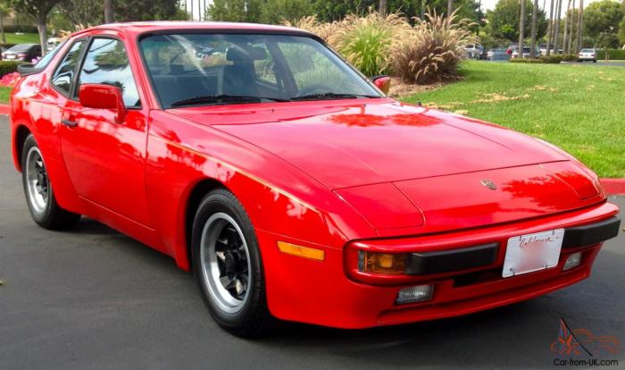 944 porsche 1983 red original miles sale spd mint 5l coupe condition