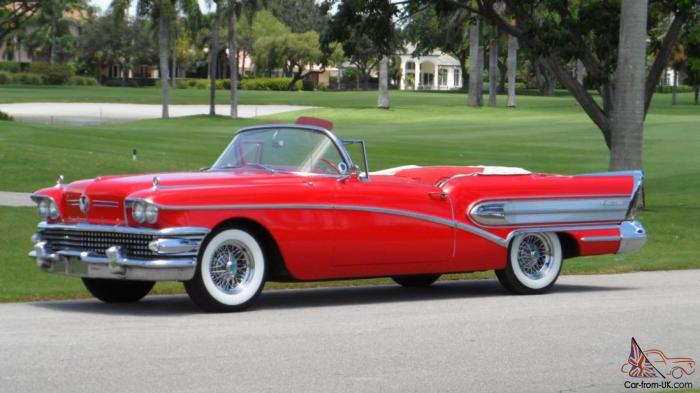 Buick convertible century 1958 sale car 51k collector miles owner two