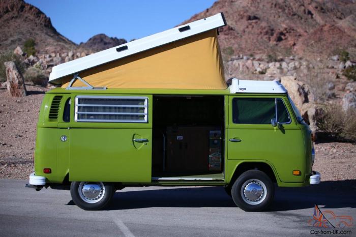 Vw van westfalia 1979 camper volkswagen groovy sale restored green