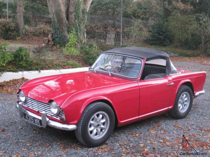 Triumph tr4 1963 sports mot rhd vgc