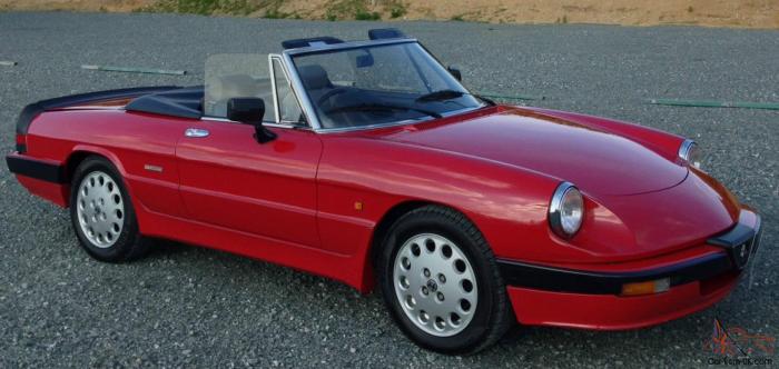 Alfa spider romeo 1989 beautiful