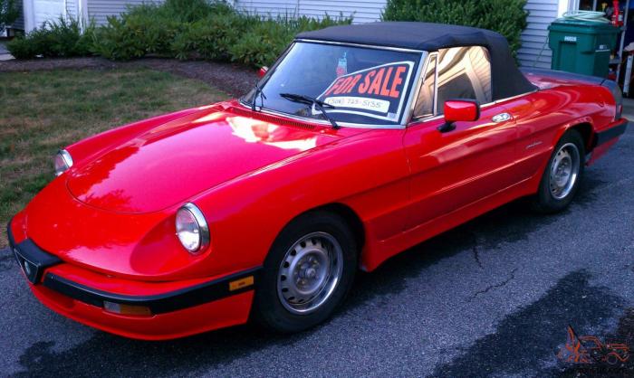 1988 Alfa Romeo Spider: A Classic Italian Sports Car