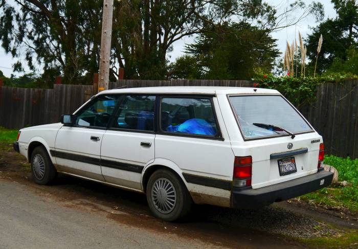 Loyale subaru 1992 base 8l manual wagon