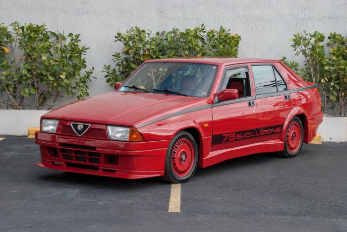 1987 Alfa Romeo 75 Turbo Evoluzione