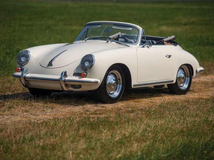 Porsche 1960 356b 356 1963 t5 t6 cabriolet hagerty 70th anniversary