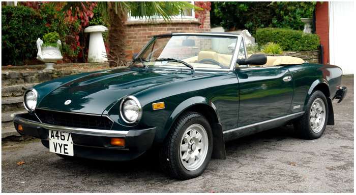 Fiat spider pininfarina 2000 1983 sale cars dyler cabriolet roadster red