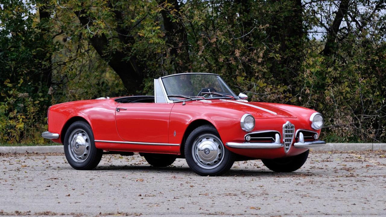 1963 Alfa Romeo Giulietta Spider: A Timeless Italian Icon