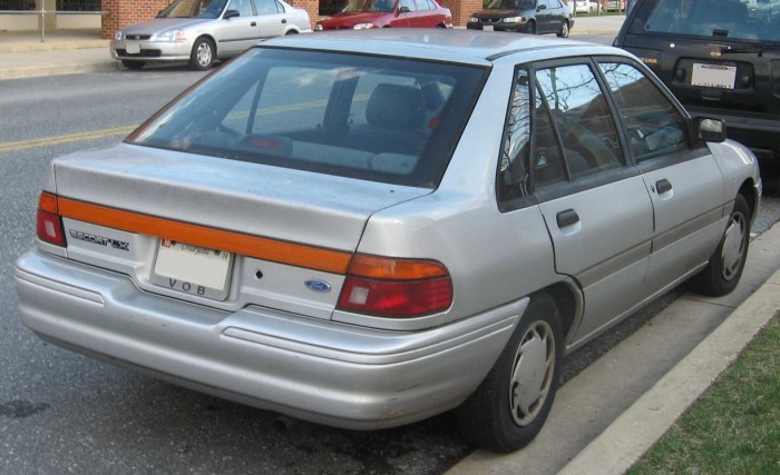 Escort ford 1994 specs cars safety