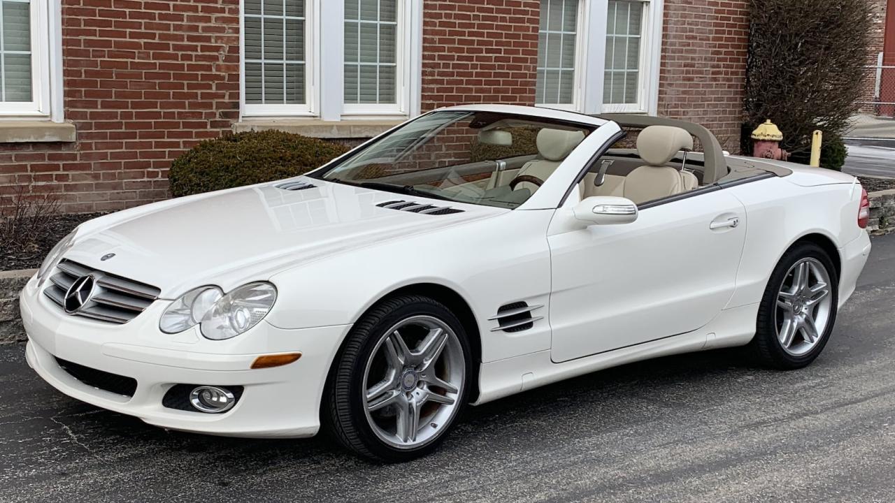 Sl550 mercedes 2008 benz front convertible