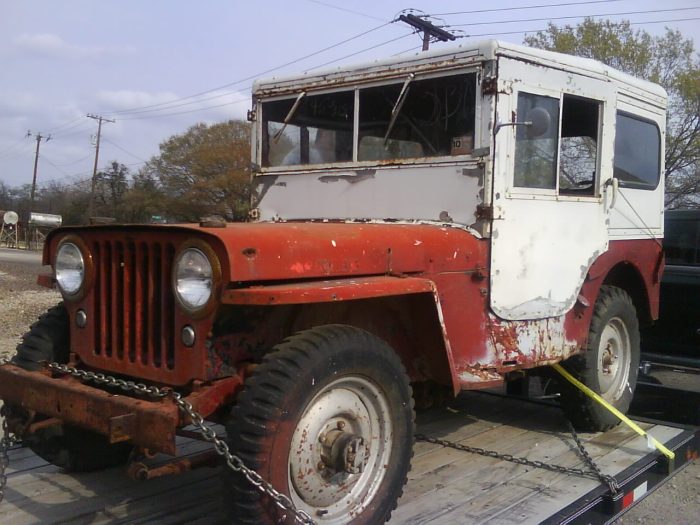 Willys cj2a military prodej