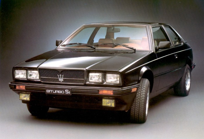 Biturbo maserati 1986 si 2500 momentcar 1987 1988