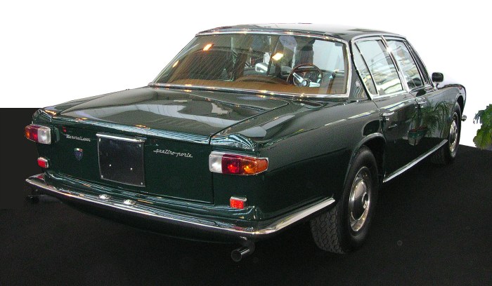 Maserati quattroporte 1963 1968 momentcar