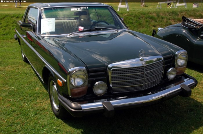 Mercedes w114 benz 1974 classicdigest