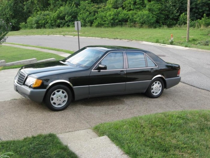 Mercedes 500e 1992 benz classic drive speed top