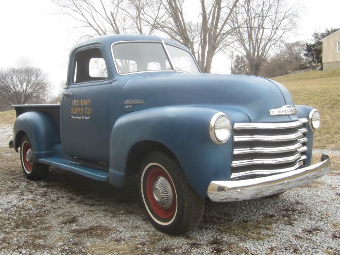 1950 pickup chevrolet 3100 window front