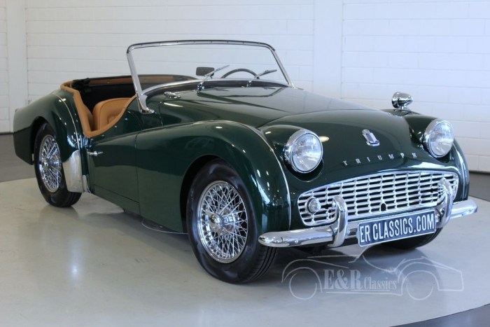 Triumph 1959 tr3 tr3a erclassics sale