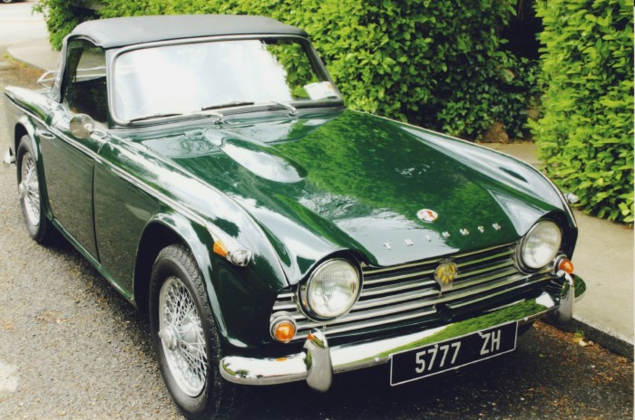 Triumph tr4a 1966 irs lot ref car