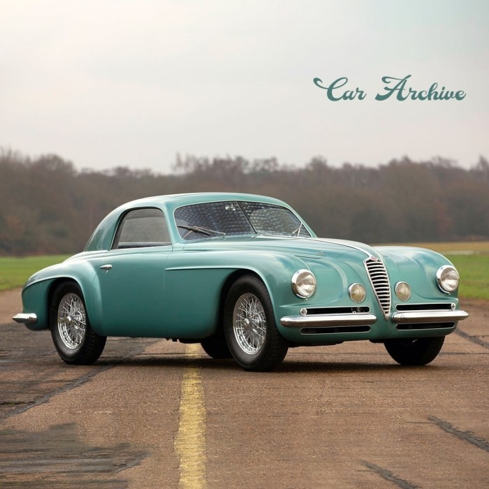 1950 Alfa Romeo 2600: A Glimpse into Automotive History