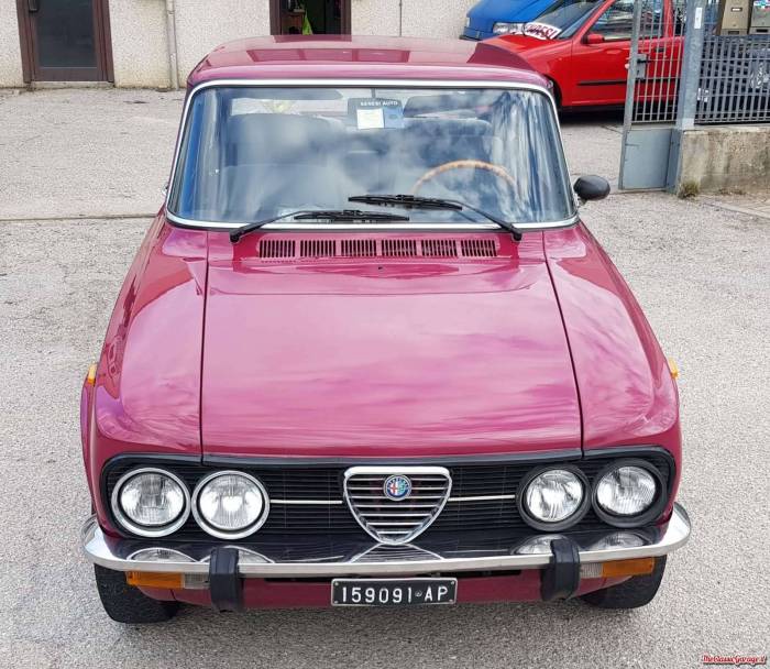 1975 Alfa Romeo Giulia Super 1300: A Classic Italian Sports Sedan