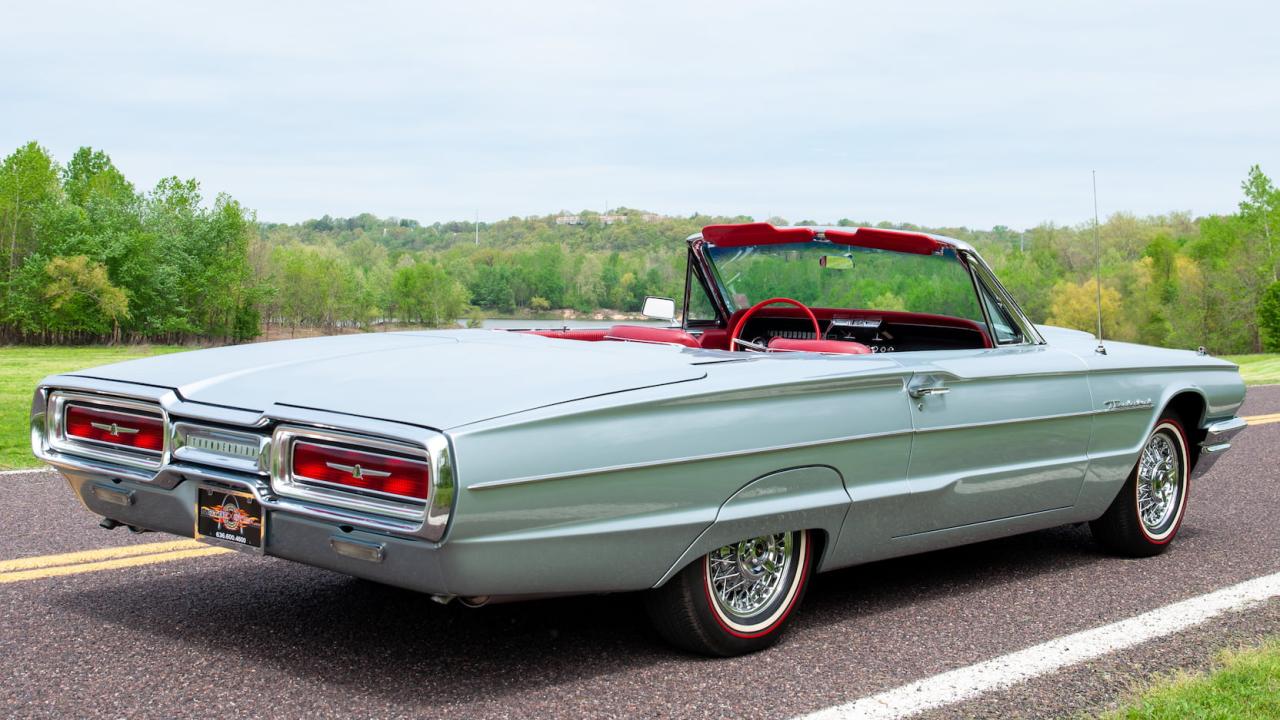 Thunderbird 1964 ford convertible mecum w64 indy screen full sc0518